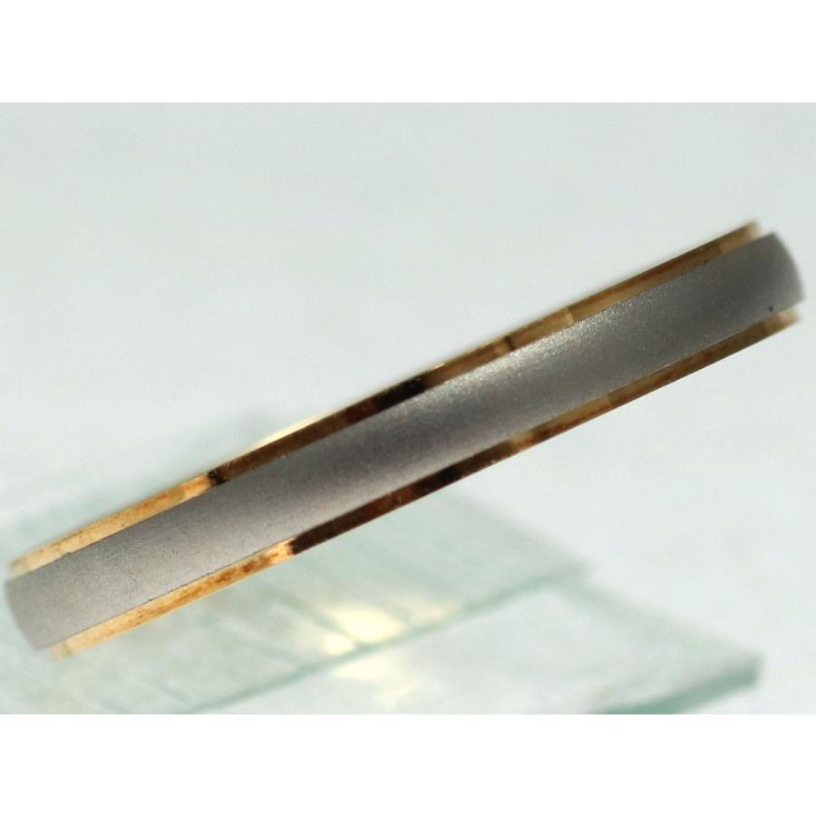 結婚指輪 マリッジリング プラチナ ゴールド コンビリング PT900 K18 18金 ペアリング 用  Marriage ring ペア リング 用 18k 鍛造 甲丸  結婚 指輪 ブライダルの画像