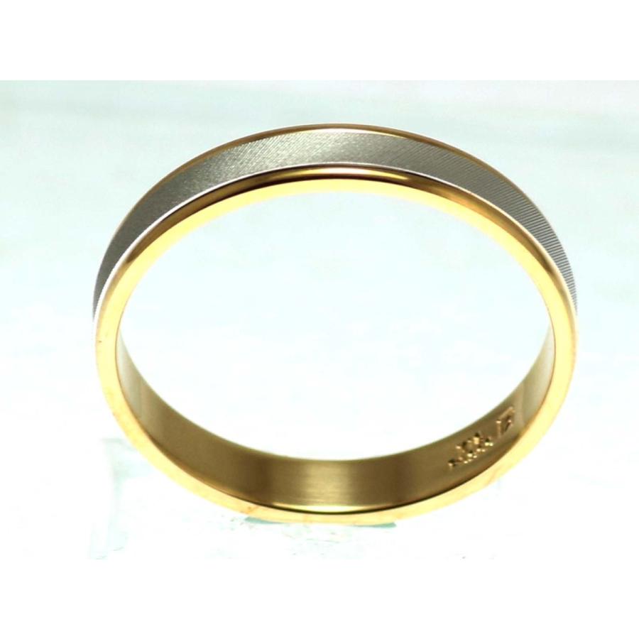 結婚指輪 マリッジリング プラチナ ゴールド コンビリング PT900 K18
