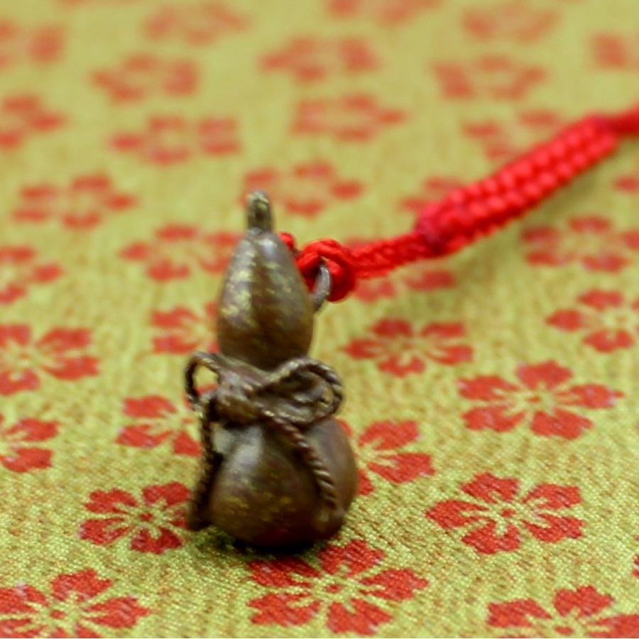 根付 （黄銅製） 瓢箪・ひょうたん・ヒョウタン : 京都工芸舎 Yahoo!店