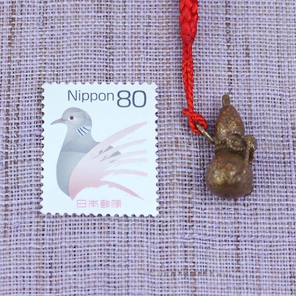 根付 （黄銅製） 瓢箪・ひょうたん・ヒョウタン : 京都工芸舎 Yahoo!店