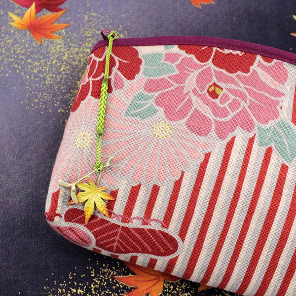 根付（黄銅製）紅葉・もみじ・モミジ 実生付 : 京都工芸舎 Yahoo!店