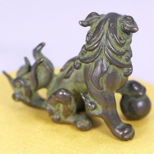 銅製　玉獅子　狛犬 銅製 玉獅子 狛犬 銅製 玉獅子 狛犬 Yahoo!オークション -「獅子