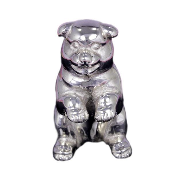 干支 置物 銀製 戌 犬 仔犬 子犬 いぬ チンチン Gein 3 京都工芸舎 Yahoo 店 通販 Yahoo ショッピング