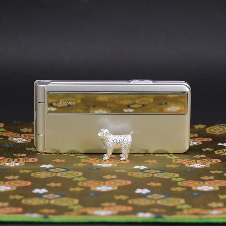 置物 干支（銀製）申・猿・さる・サル 子猿 立 猿 の 神様