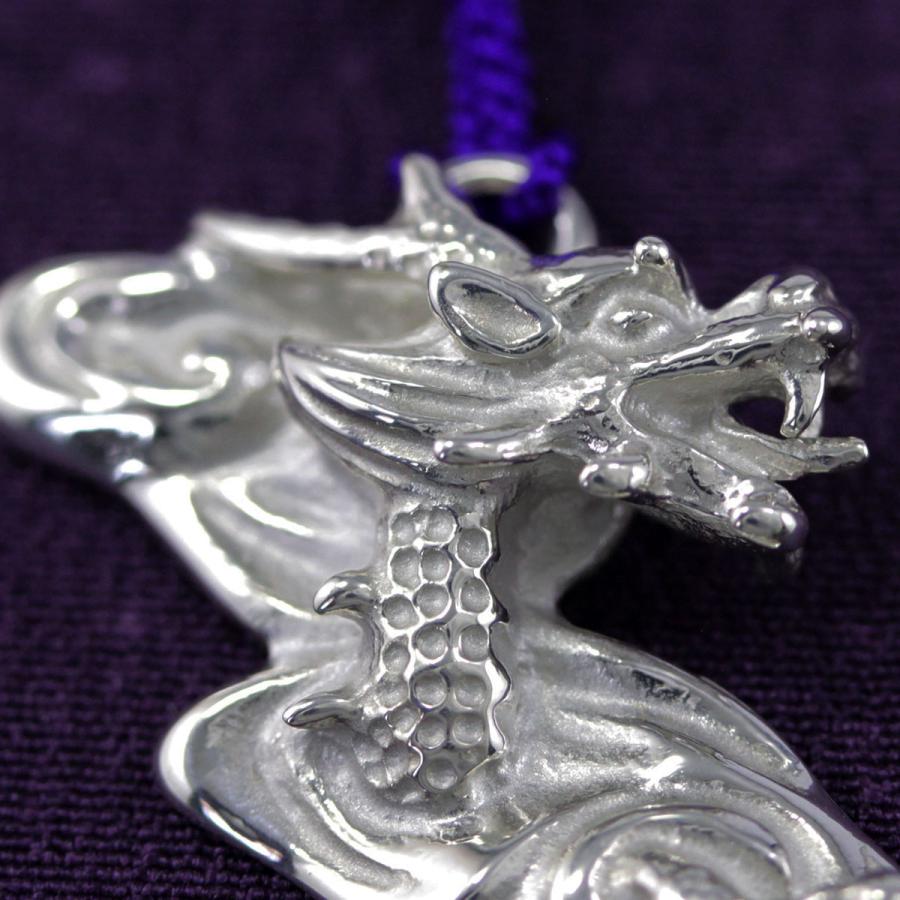 根付（銀製）龍 雲龍・うんりゅう : 京都工芸舎 Yahoo!店 - 通販