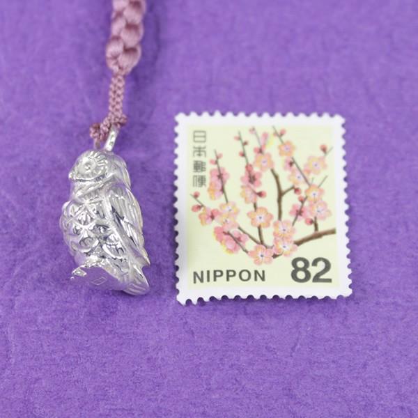 根付（銀製）梟・ふくろう・フクロウ : 京都工芸舎 Yahoo!店 - 通販