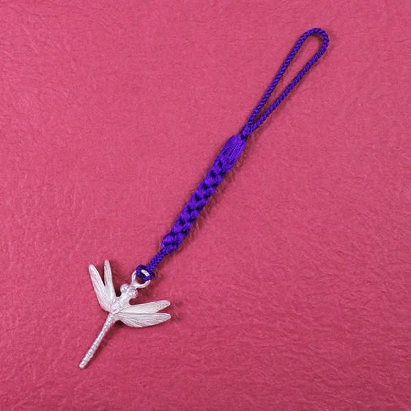 根付（銀製）蜻蛉・とんぼ・トンボ 中 : 京都工芸舎 Yahoo!店 - 通販