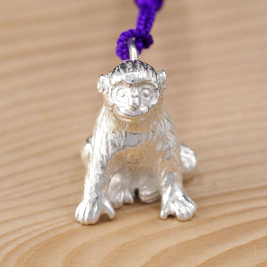 干支 根付 銀製 申 猿 さる サル 子猿 座 Gnt 97 京都工芸舎 Yahoo 店 通販 Yahoo ショッピング