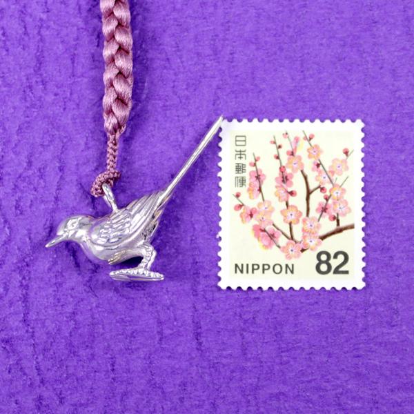 根付（銀製）鶺鴒・せきれい・セキレイ : 京都工芸舎 Yahoo!店 - 通販