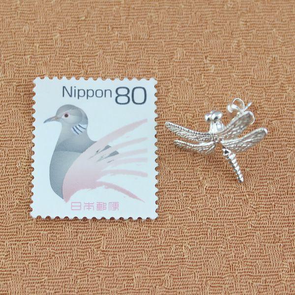 ピアス (銀製) 蜻蛉・とんぼ : 京都工芸舎 Yahoo!店 - 通販 - Yahoo