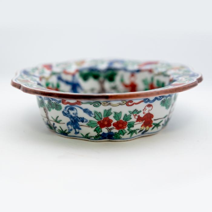 20. 京焼　雲泉造（2代目）◯彩唐子唐草　小鉢5客揃 20. 京焼 雲泉造（2代目）◯彩唐子唐草 小鉢5客揃 - メルカリ