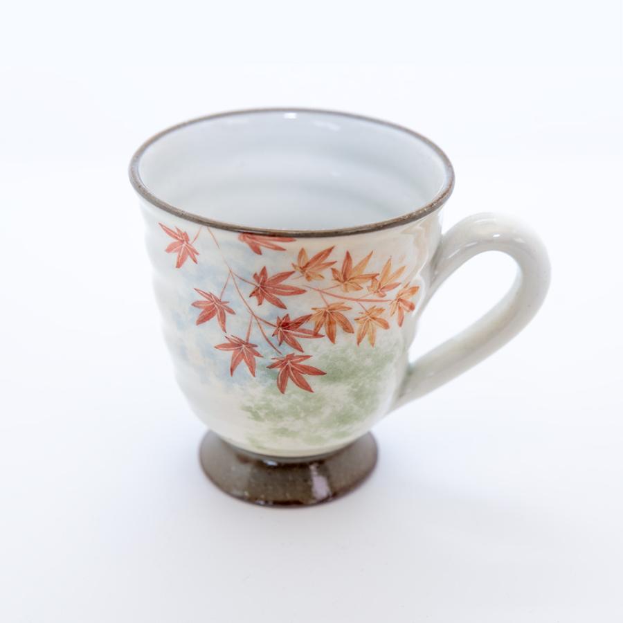 ステキ*＊ カップ 美濃焼 黄紅葉