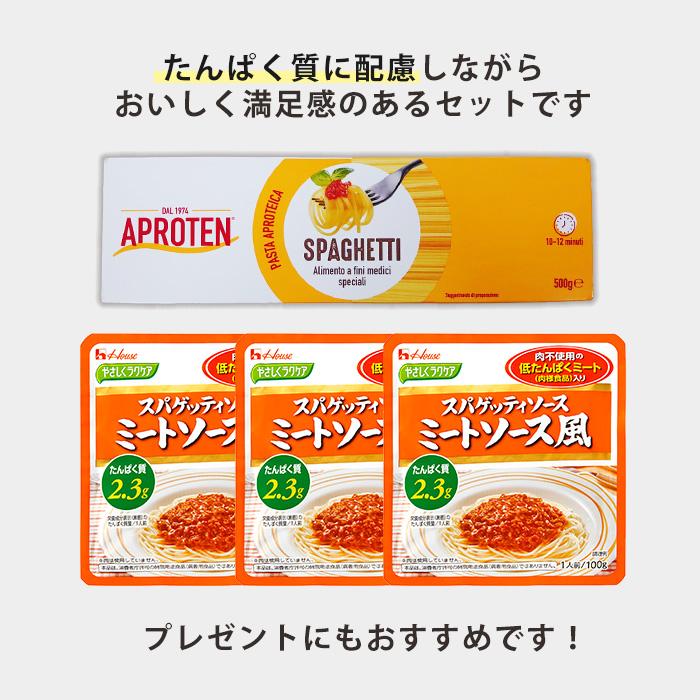 ハウス食品 低たんぱく麺 腎臓病食 パスタセット 低タンパク 減塩