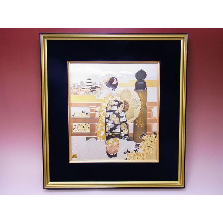 全国組立設置無料 日本のおみやげ 彫金額縁 京舞妓 受注生産品となります 無料長期保証 Zoetalentsolutions Com