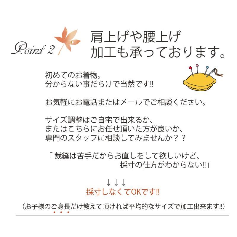 高級正絹 七五三 着物 7歳 フルセット 購入  四つ身　７歳用　お祝い着　七歳　『 千鶴（ちづる） 』 黒　正絹｜kyotorurihinagiku｜07