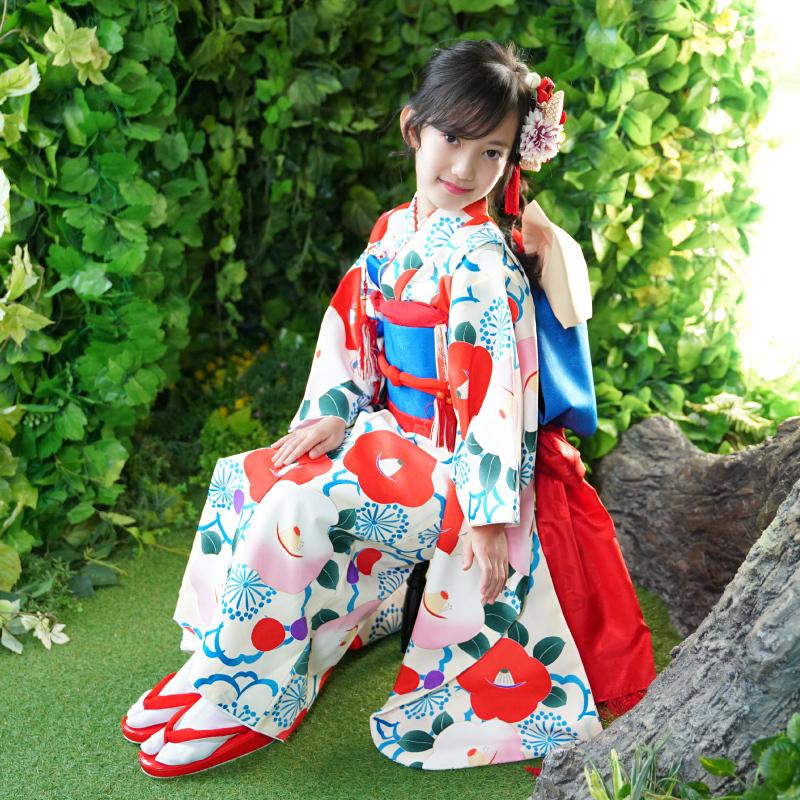 京都瑠璃雛菊 七五三 着物 7歳 フルセット 購入 販売 レトロ 椿 京都瑠璃雛菊 七五三 着物 7歳 フルセット 購入 販売 レトロ 椿
