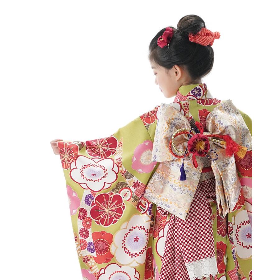 お買い得品♡七五三　7歳　女の子　セット　一式　白系　レトロ 京都瑠璃雛菊 七五三 着物 7歳 フルセット 購入 販売 レトロ 一