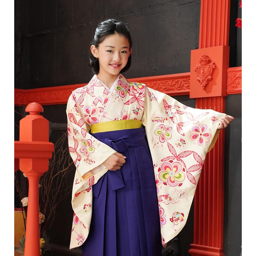 京都瑠璃雛菊 袴 小学生 卒業式 袴セット 小学校 女の子 セット