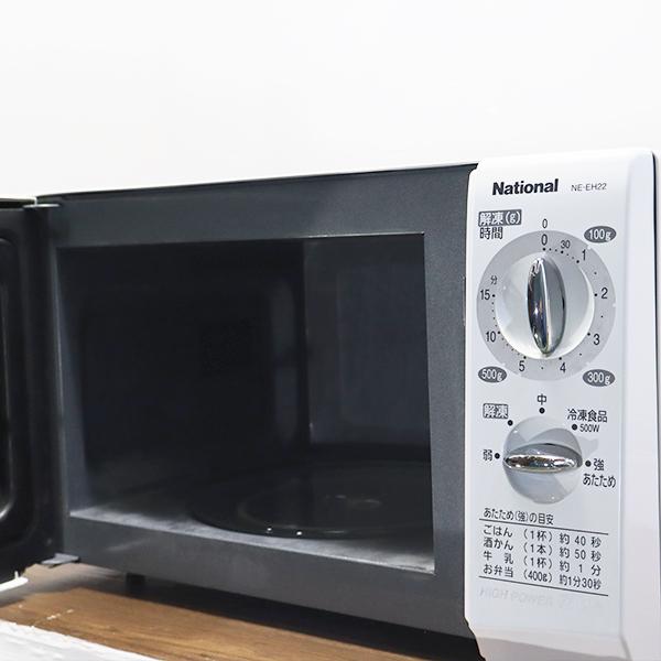 ナショナル 爆買 新生活応援 中古 電子レンジ ターンテーブル 単機能