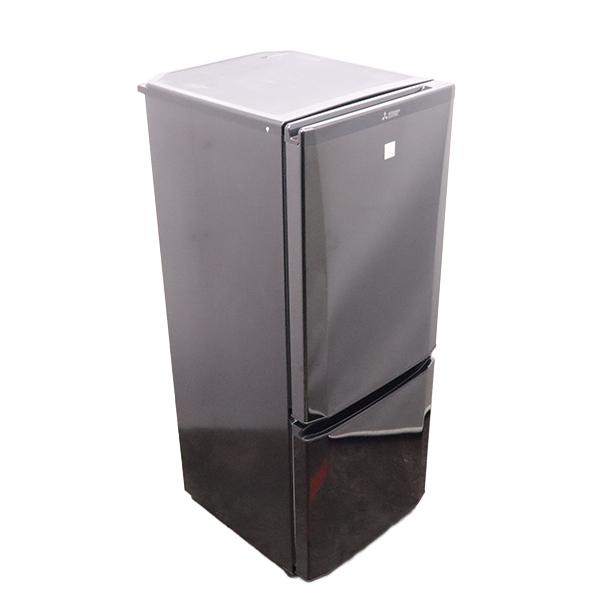 【中古】三菱電機 冷蔵庫　ブラック　146L 三菱（MITSUBISHI） 新生活応援 中古 冷蔵庫 一人暮らし 146L ボトム