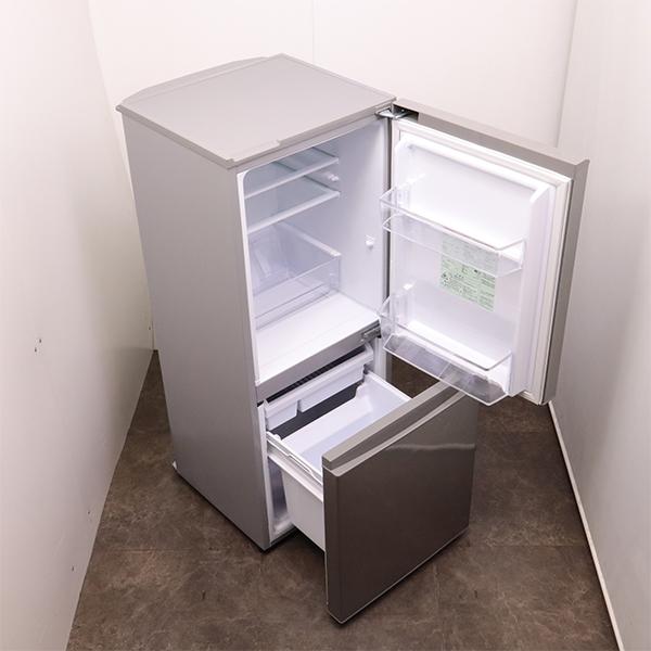 新生活応援 中古 冷蔵庫 アクア 一人暮らし 126L ボトムフリーザー 霜取り不要 コンパクト 送料込み 2021年式 AQR-13M-S LB05-002_2