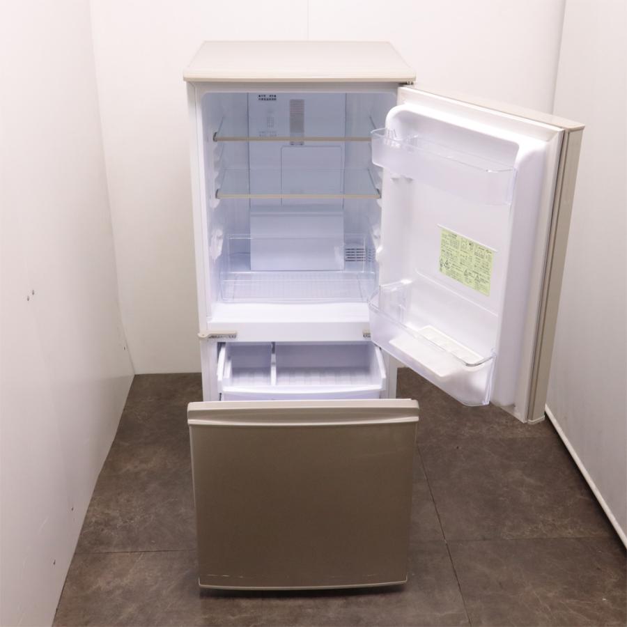 新生活応援 中古 冷蔵庫 シャープ 一人暮らし 137L ボトムフリーザー 霜取り不要 送料込み 現品限り SJ-C14E-N LB05-114_2