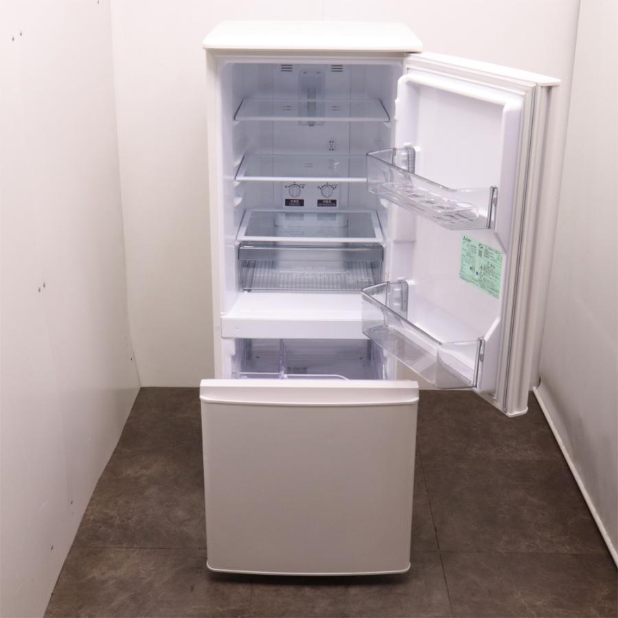 新生活応援 中古 冷蔵庫 三菱 一人暮らし 146L コンパクト ボトムフリーザー 霜取り不要 送料込み特価品 2022年式 MR-P15G-W LB06-024_2