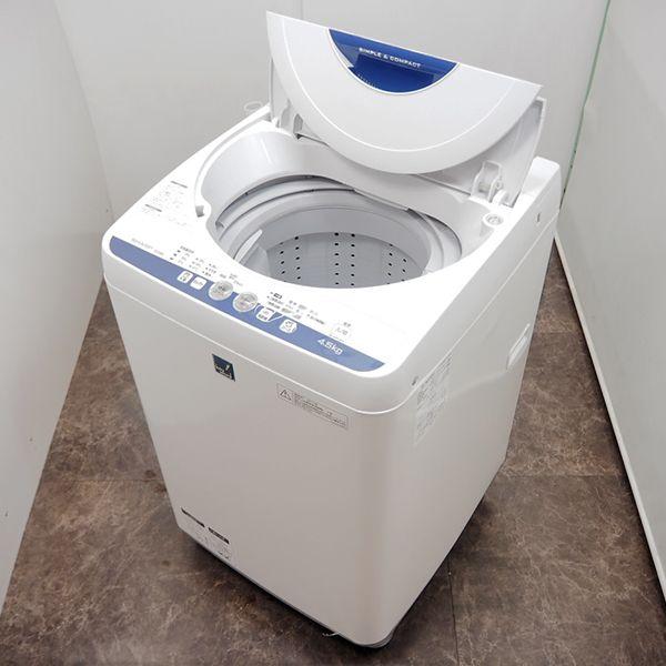 SHARP 在庫一掃セール！ 中古 洗濯機 シャープ 一人暮らし 4.5kg