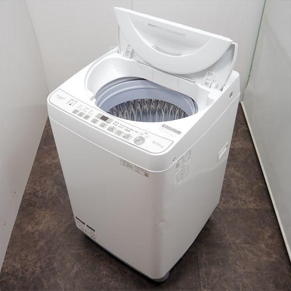 SHARP 中古 SB-ESG60UCW 洗濯機 6.0kg シャープ ES-G60UC-W 風 SHARP 中古 SB-ESG60UCW 洗濯機 6.0kg シャープ ES-G60UC-W 風