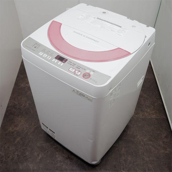 SHARP 中古 SB-ESGE60RP 洗濯機 6.0kg シャープ ES-GE60R-P 穴 SHARP 中古 SB-ESGE60RP 洗濯機 6.0kg シャープ ES-GE60R-P 穴
