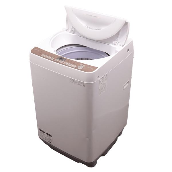 【2020年製】SHARP 全自動洗濯機 7kg ES-T712-T SHARP（シャープ） 新生活応援 中古 洗濯機 一人暮らし 7.0kg 薄手毛布