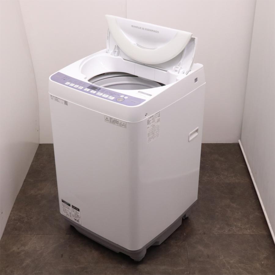 美品★SHARP 7kg 洗濯機【ES-T710-W】GOAA SHARP（シャープ） 分解洗浄済み 中古 洗濯機 一人暮らし 7.0kg 薄手