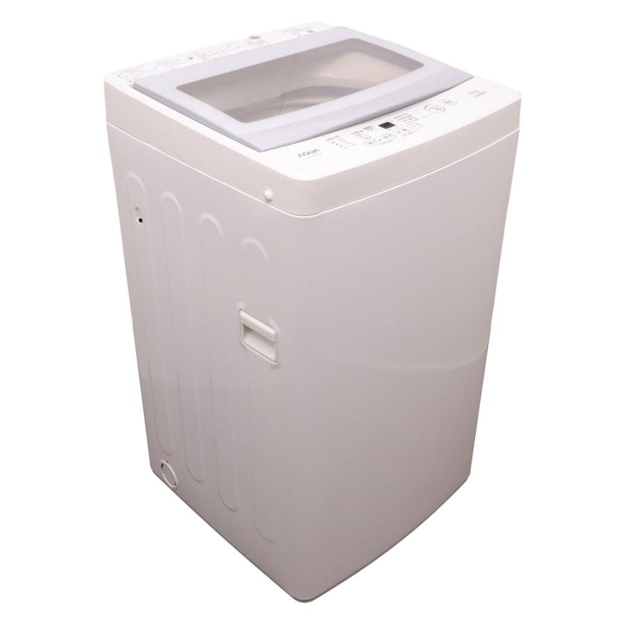 近畿限定配送 AQUA 縦型洗濯機 5kg AQW-GS50J 2021年 動品 AQUA（アクア） 新生活応援 中古 洗濯機 一人暮らし 5.0kg コンパクト