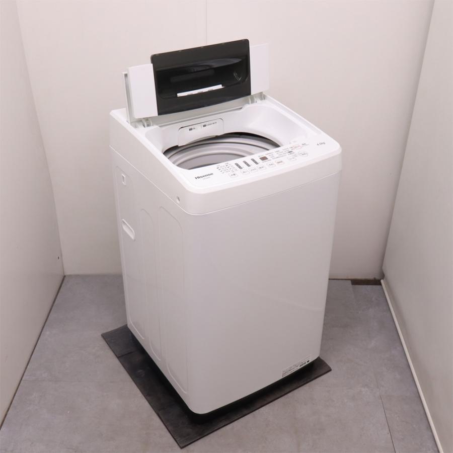 ハイセンス（HISENSE） 分解洗浄済み 中古 洗濯機 一人暮らし 4.5kg