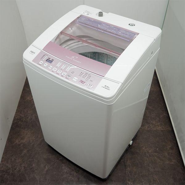 AQUA 中古 SGB-AQWVW800FW 洗濯機 8.0kg アクア AQW-VW800F-W 風 AQUA 中古 SGB-AQWVW800FW 洗濯機 8.0kg アクア AQW-VW800F-W 風