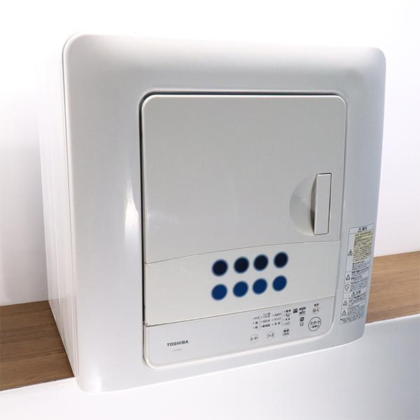 TOSHIBA（東芝） 分解洗浄済み 中古 衣類乾燥機 6.0kg 設置・取付