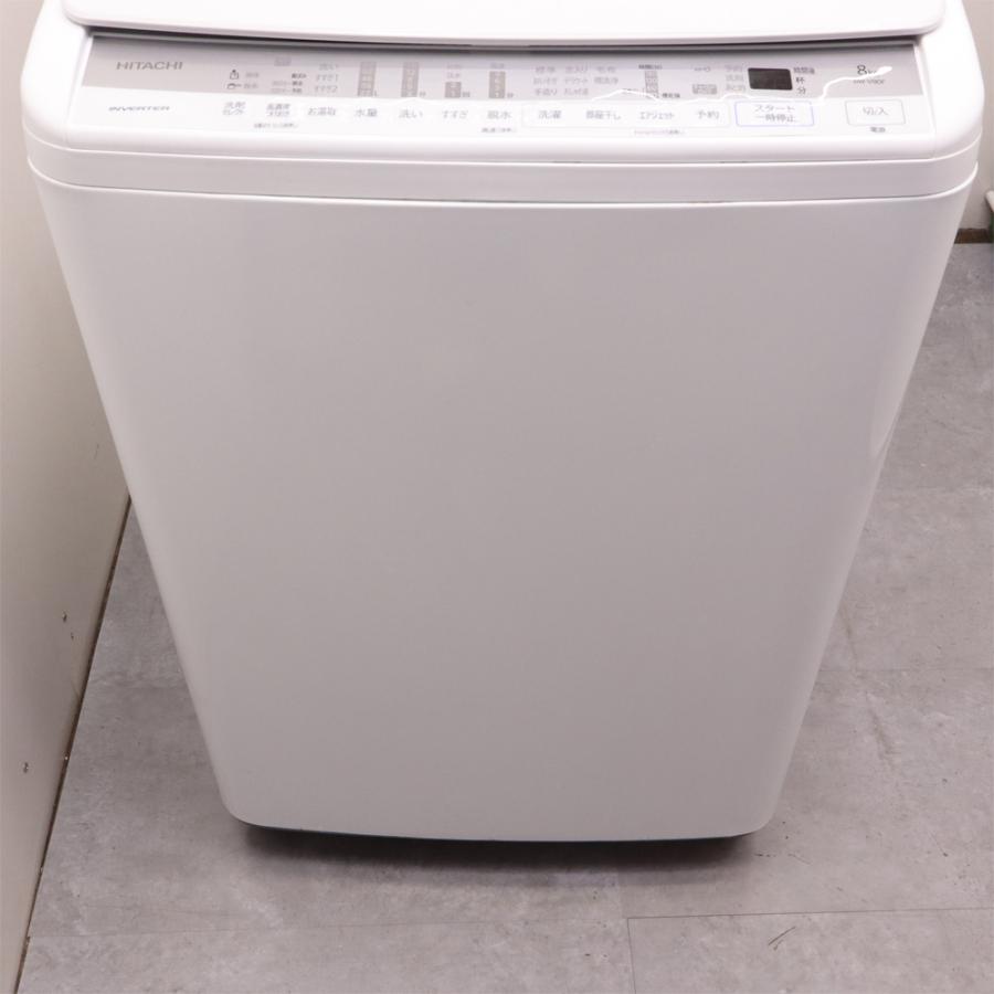 日立（HITACHI） 分解洗浄済み 中古 洗濯機 2〜3人分 8.0kg 設置・取付