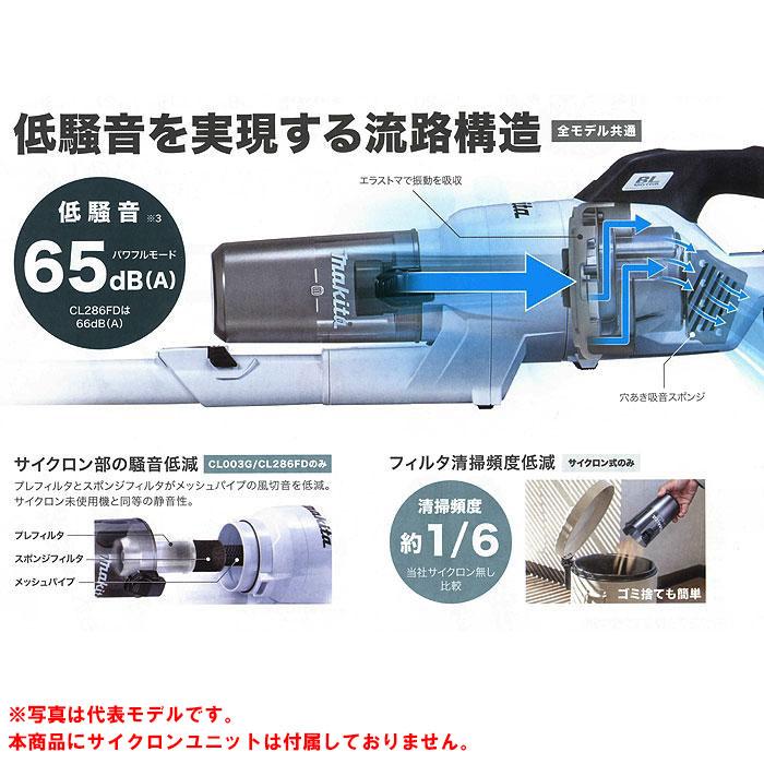 マキタ 掃除機 CL285FDRFW/O 充電式クリーナー 紙パック式 18V マキタ 掃除機 CL285FDRFW/O 充電式クリーナー 紙パック式 18V
