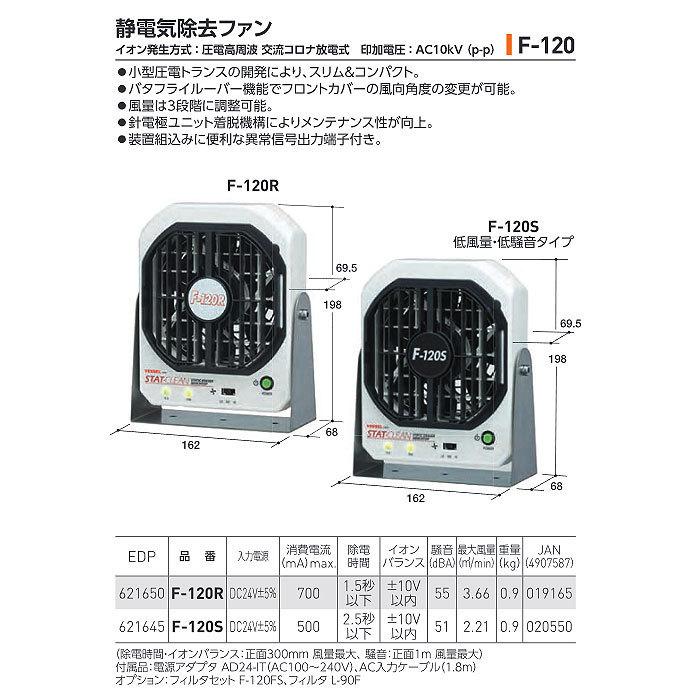 人気の贈り物が ベッセル 静電気除去ファン Ｆ−１２０Ｒ １台