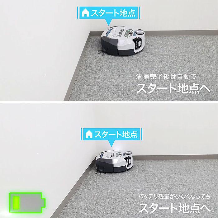 Makita 充電式ロボットクリーナー RC300DZ 楽天市場】マキタ掃除機 18V充電式ロボットクリーナー RC300DZ（本体
