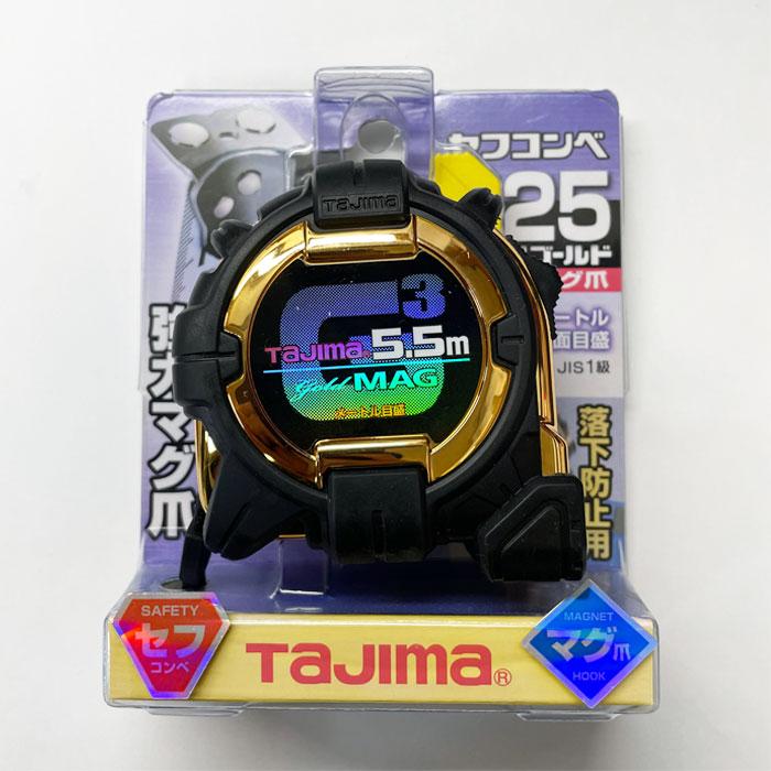 Tajima（タジマ） セフコンベ G3ゴールドロックマグ爪25 5.5m メートル 
