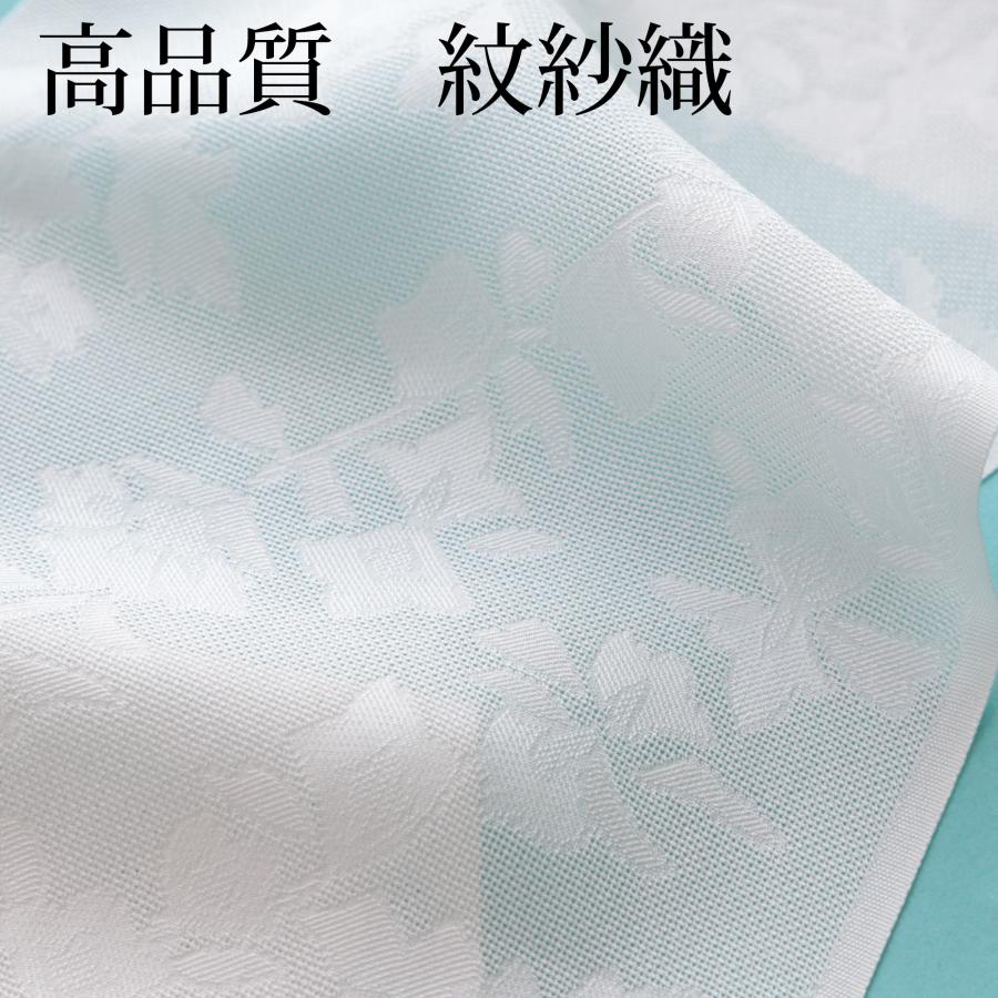衿秀 紋紗 半衿 単衣 夏用 洗える 正絹 6月〜9月に 5柄 半襟 白 長襦袢