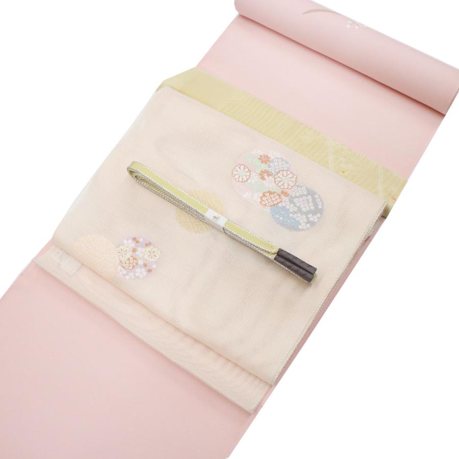 名古屋帯 夏帯 正絹 絽つづれ お仕立てサービス 単衣 夏用 新品 九寸  