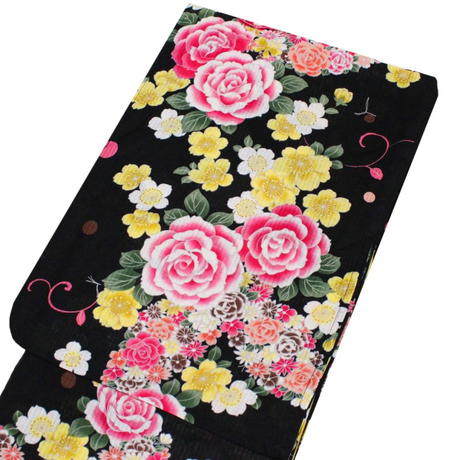 浴衣　黒　新品　Sweet Lily 浴衣 黒 新品 Sweet Lily - メルカリ