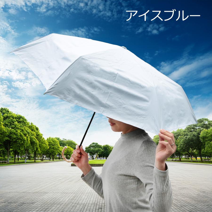 日傘 折りたたみ 完全遮光 晴雨兼用 レディース UVカット99.9％ 2段式