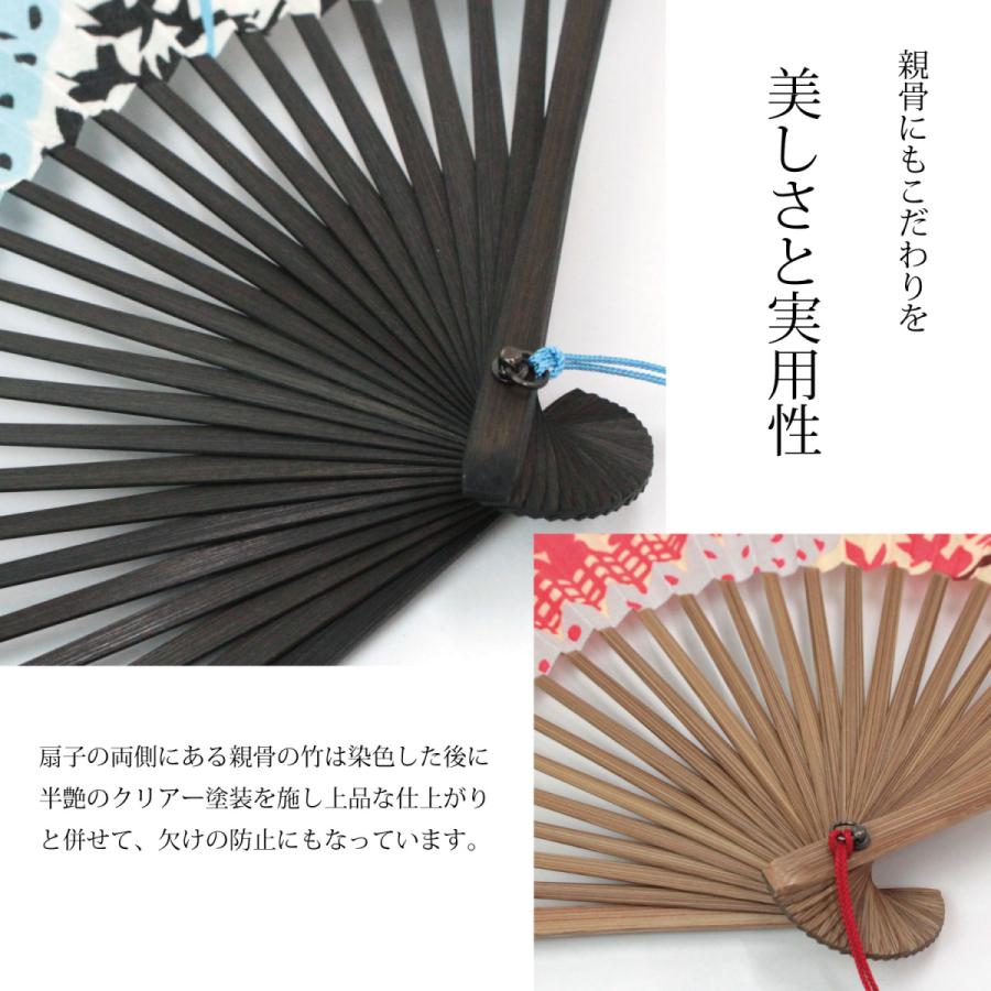 扇子 レディース おしゃれ ブランド 京都 華市松 せんす 末広 女性用 高級 綿 京友禅 加藤萬 団扇 赤 水色 グレー 黒 母の日 A0135 きもの 京香 通販 Yahoo ショッピング