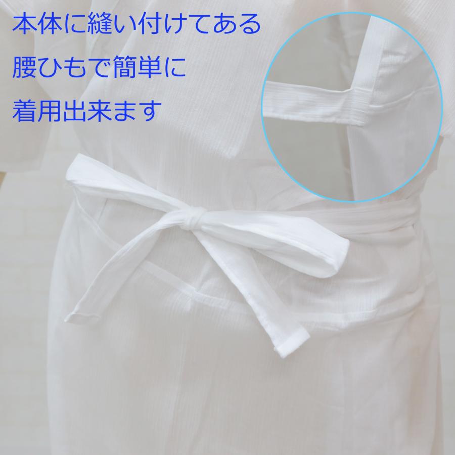 itomi 真夏の着物スリップ LLサイズ 大きい 綿麻楊柳 夏用 肌着 和装