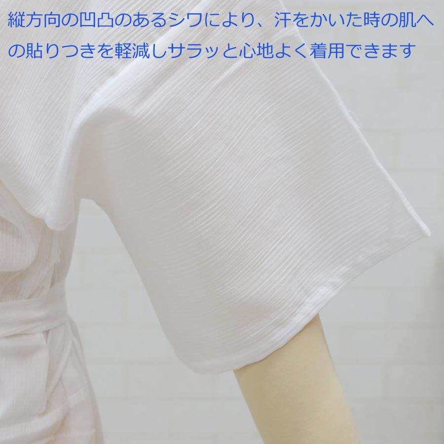 itomi 真夏の着物スリップ 綿麻楊柳 夏用 肌着 和装下着 夏 涼しい