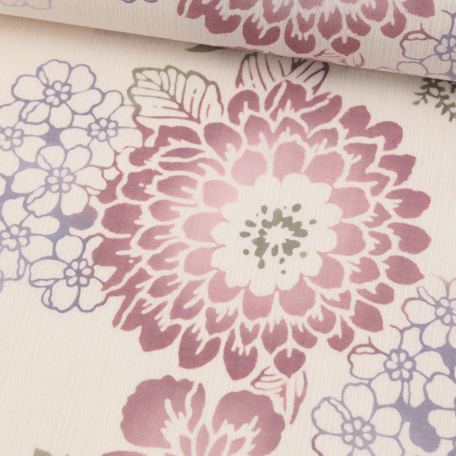 浴衣 反物 レディース 耳あり 耳付き ゆかた 生地 女性用 注染 本染め