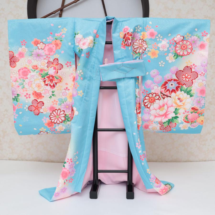 お宮参り着　産着　初着　のしめ　祝い着　赤ちゃん着物　女の子 お宮参り 着物 女の子 赤ちゃんのお祝い着 日本製 産着 初着 正絹【赤